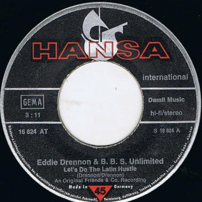 Eddie Drennon & The B.B.S. Unlimited - Let's Do The Latin Hustle 41527 Vinyl Singles Vinyl Goed / Hoes Generic