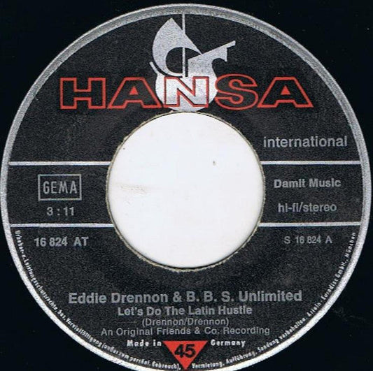 Eddie Drennon & The B.B.S. Unlimited - Let's Do The Latin Hustle 41527 Vinyl Singles Vinyl Goed / Hoes Generic