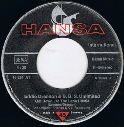 Eddie Drennon & The B.B.S. Unlimited - Let's Do The Latin Hustle 41527 Vinyl Singles Vinyl Goed / Hoes Generic