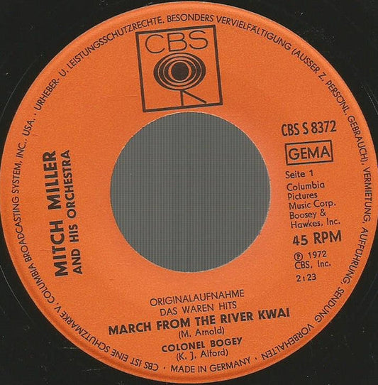 Mitch Miller &amp; His Orchestra – Marsch vom Fluss Kwai 39141