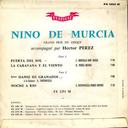 Niño De Murcia - Puerta Del Sol 24964 Vinyl Singles EP Vinyl Goed / Hoes Goed