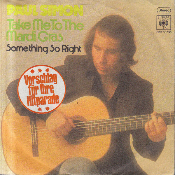 Paul Simon - Take Me To The Mardi Gras 40823 Vinyl Singles Vinyl Goed / Hoes Goed