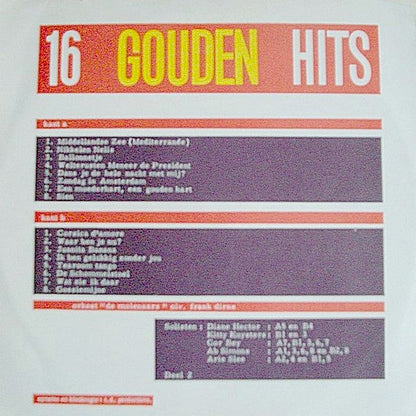 Molenaars - 16 Gouden Nederlandse Hits Deel 2 (LP) 52139 Vinyl LP Vinyl Goed / Hoes Goed