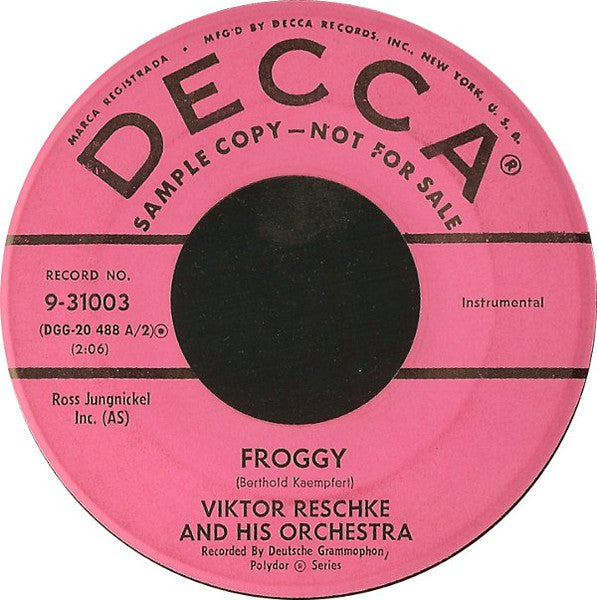 Viktor Reschke Sahara Marsch Viktor Reschke - Sahara Marsch 09771 Vinyl Singles Vinyl Goed / Hoes Generic