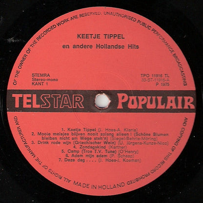 Various - Keetje Tippel En Andere Hollandse Hits (LP) 49595