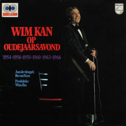 Wim Kan - Wim Kan Op Oudejaarsavond (1954*1956*1958*1960*1963*1966) (LP) 52049 Vinyl LP Dubbel Vinyl Goed / Hoes Goed