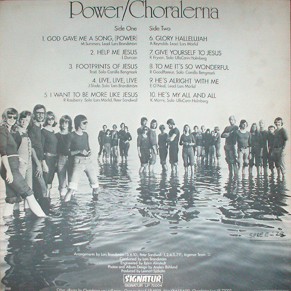 Choralerna ‎- Power (LP) 42464 Vinyl LP JUKEBOXSINGLES.NL   