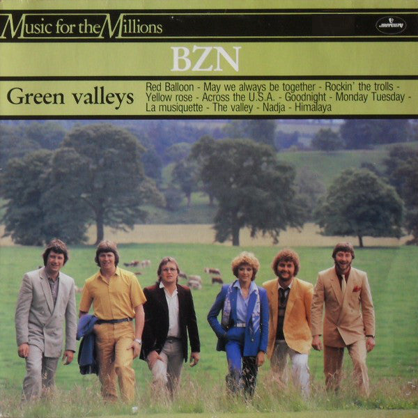 BZN - Green Valleys (LP) 42117 Vinyl LP Vinyl Goed / Hoes Goed