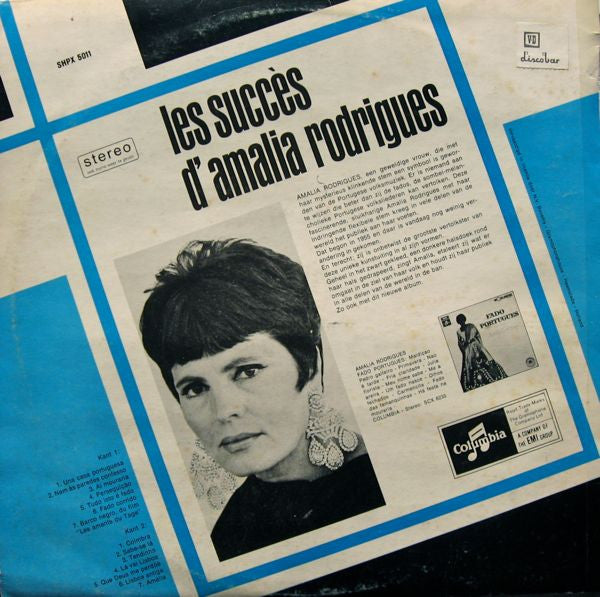 Amália Rodrigues - Les Succès D'Amalia Rodrigues (LP) Vinyl LP Vinyl Zeer Goed / Hoesje Goed "VINYLSINGLES.NL"