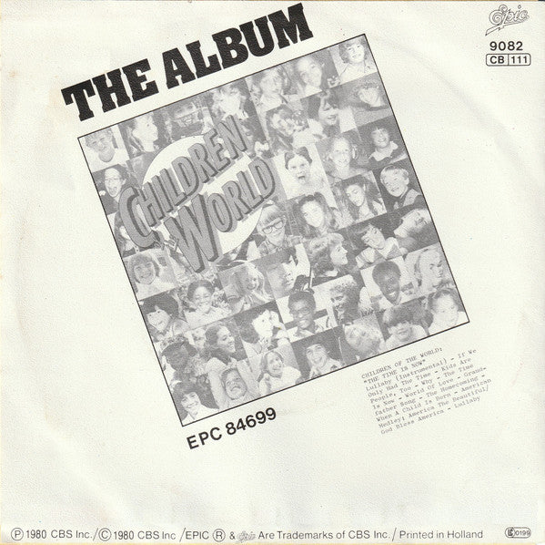 Children Of The World Featuring Ellen Foley And Jimmy Hall - The Time Is Now 42350 Vinyl Singles Vinyl Goed / Hoes Goed