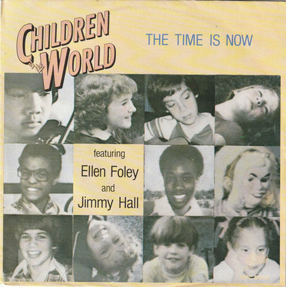Children Of The World Featuring Ellen Foley And Jimmy Hall - The Time Is Now 42350 Vinyl Singles Vinyl Goed / Hoes Goed