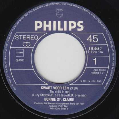 Bonnie St. Claire - Kwart Voor Een 04956