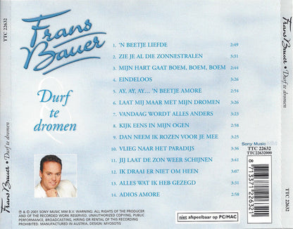 Frans Bauer - Durf Te Dromen (CD) 70740 Compact Disc Goede Staat