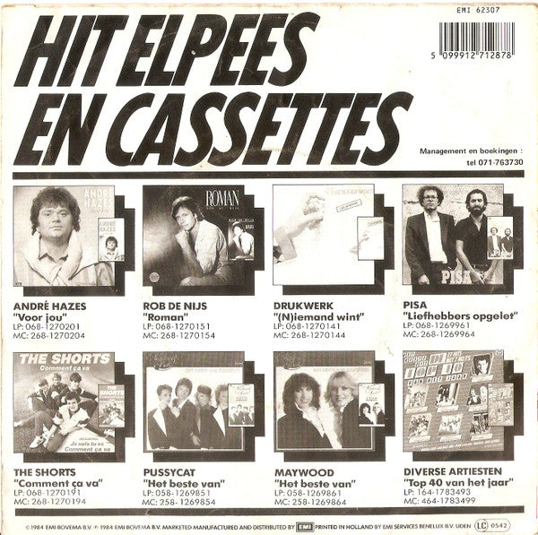 Shorts - Helemaal Te Gek 33813 Vinyl Singles Vinyl Goed / Hoes Goed