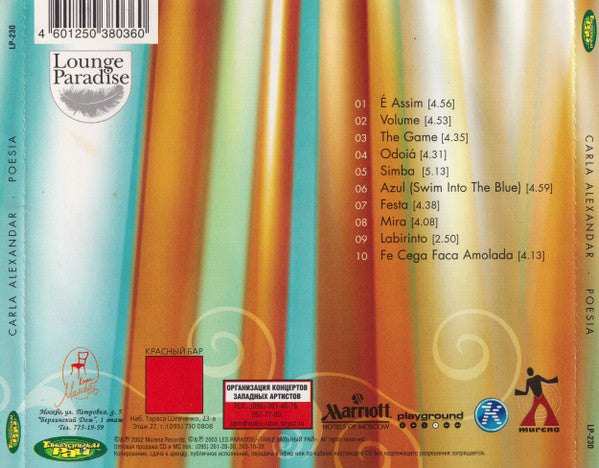 Carla Alexandar - Poesia (CD) 70829 Compact Disc Goede Staat