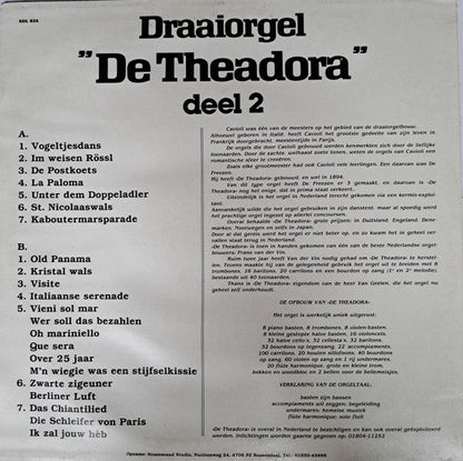 Draaiorgel "De Theadora" - Draaiorgel "De Theadora" Deel 2 (LP)