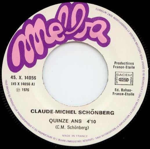 Claude-Michel Schönberg – Quinze Ans 29874