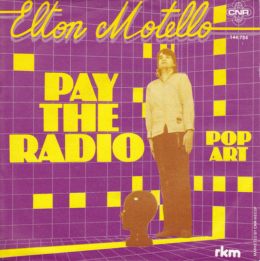 Elton Motello - Pay The Radio 42007 Vinyl Singles Vinyl Goed / Hoes Goed