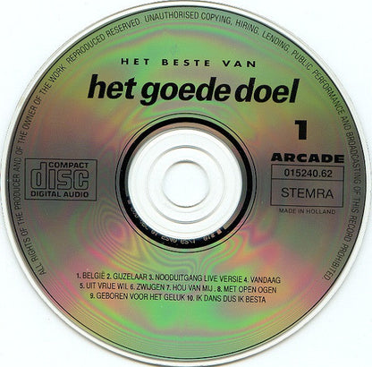 Goede Doel - Het Beste Van Het Goede Doel (CD) 70824 Compact Disc Goede Staat