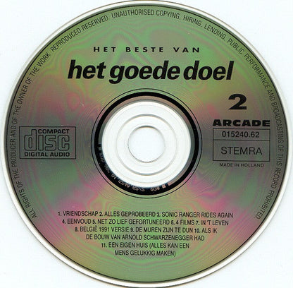 Goede Doel - Het Beste Van Het Goede Doel (CD) 70824 Compact Disc Goede Staat