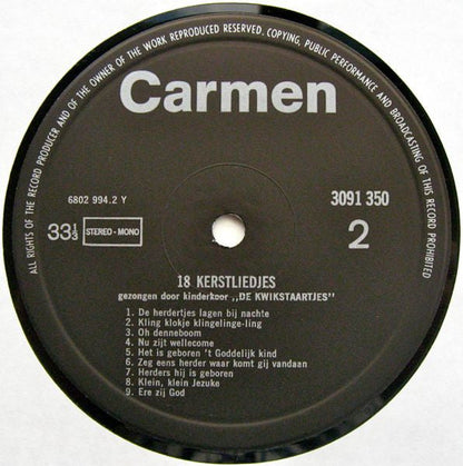 Kinderchor The Wagtails – 18 Weihnachtslieder (LP) 45245
