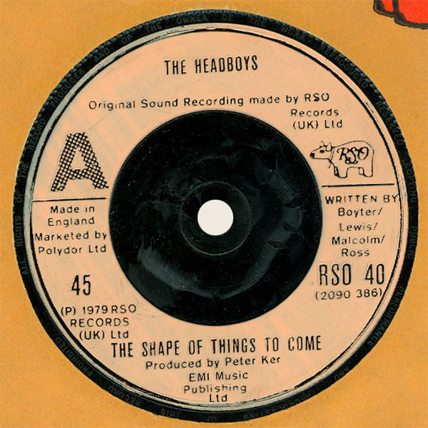 Headboys - The Shape Of Things To Come Vinyl Singles Vinyl Zeer Goed / Hoesje Generic "VINYLSINGLES.NL"