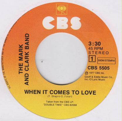 Mark & Clark Band - When It Comes To Love 14594