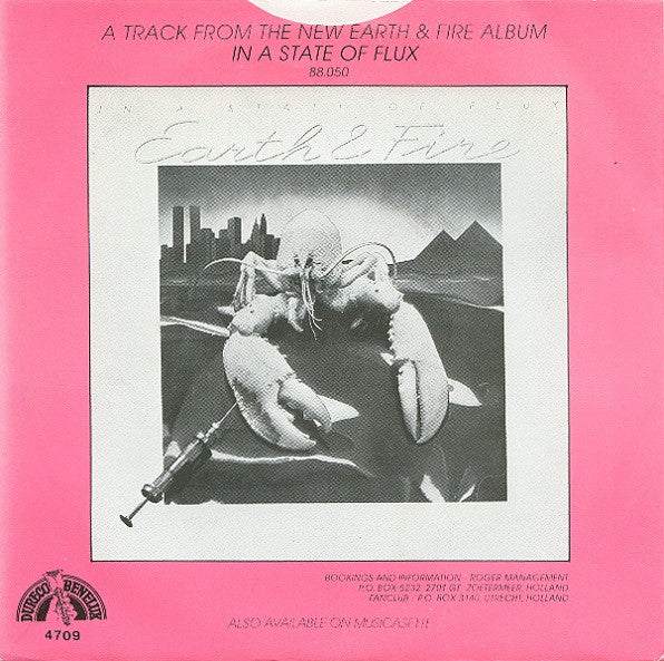 Earth And Fire - Jack Is Back 39441 Vinyl Singles Vinyl Zeer Goed / Hoesje Goed "VINYLSINGLES.NL"