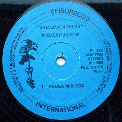 Sukru Sani - Saramacca Mama (Maxi-Single) Maxi-Singles JUKEBOXSINGLES.NL   