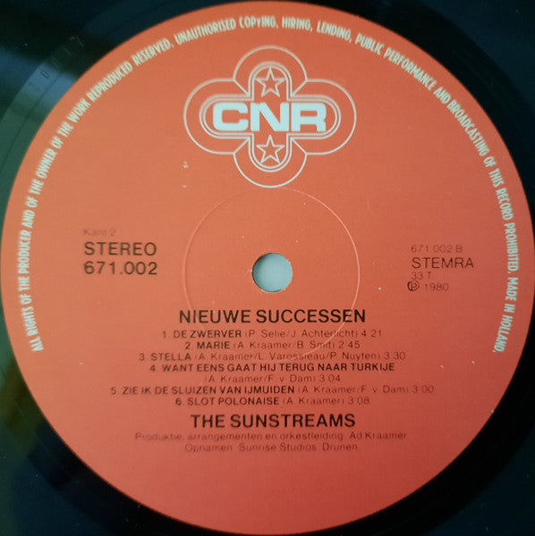 Sunstreams - Nieuwe Successen (LP) 45325 Vinyl LP JUKEBOXSINGLES.NL   