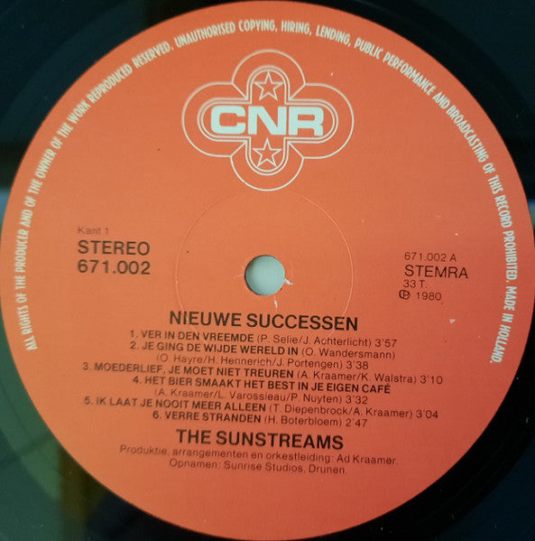 Sunstreams - Nieuwe Successen (LP) 46650 Vinyl LP JUKEBOXSINGLES.NL   