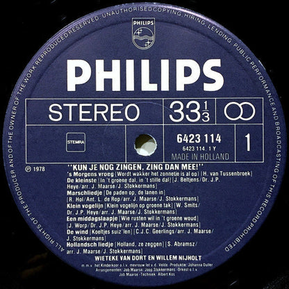 Wieteke van Dort und Willem Nijholt – If You Can Still Sing, Sing Along (LP) 45685