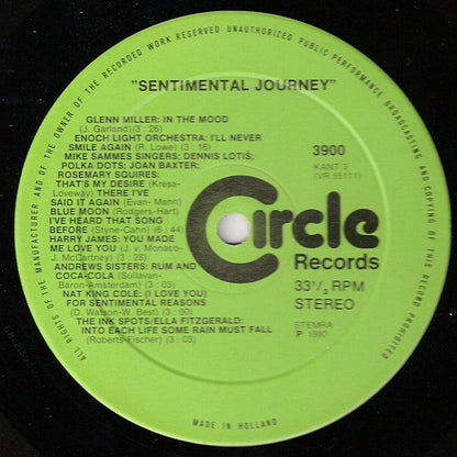 Various - 1945-1980 Sentimental Journey - Feest Van De Bevrijding (LP) 52277 Vinyl LP Dubbel Vinyl Goed / Hoes Goed