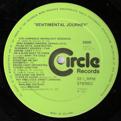 Various - 1945-1980 Sentimental Journey - Feest Van De Bevrijding (LP) 52277 Vinyl LP Dubbel Vinyl Goed / Hoes Goed