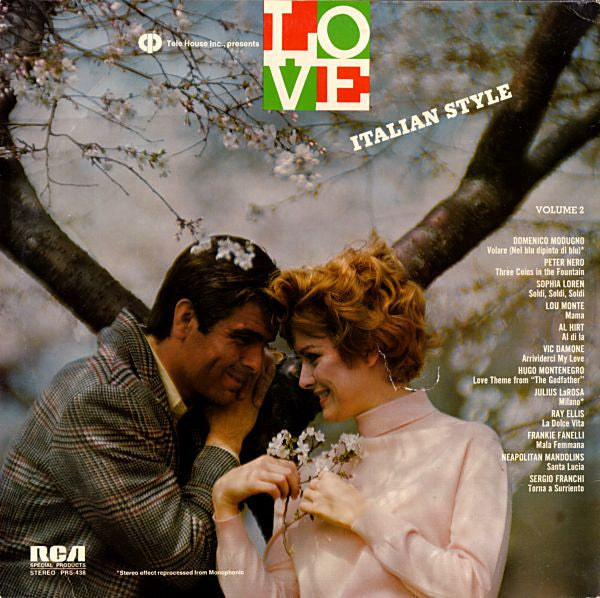 Various - Love, Italian Style (LP) 51624 Vinyl LP Dubbel Vinyl Goed / Hoes Goed