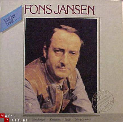 Fons Jansen - Luister Naar (LP) 51709 Vinyl LP Vinyl Goed / Hoes Goed