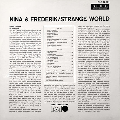 Nina & Frederik - Strange World (LP) 42595 Vinyl LP JUKEBOXSINGLES.NL   