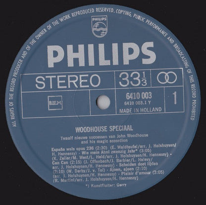 John Woodhouse – Woodhouse Special (LP) 43441