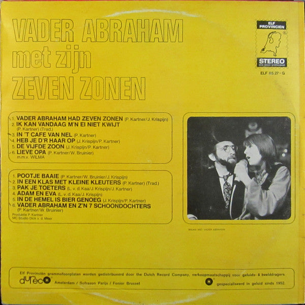 Vader Abraham En Zijn Goede Zonen - Vader Abraham Met Zijn Zeven Zonen (LP) 49848 Vinyl LP JUKEBOXSINGLES.NL   