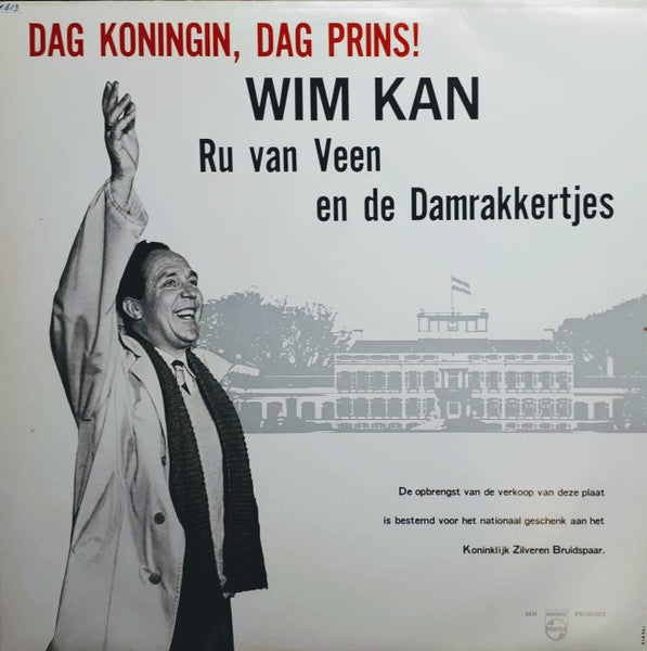 Wim Kan - Dag Koningin, Dag Prins! (10") 52061 Vinyl LP 10" Vinyl Goed / Hoes Goed