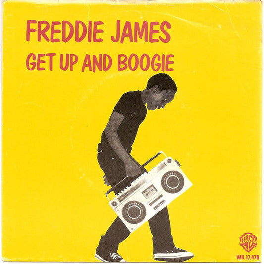 Freddie James - Get Up And Boogie 16293 Vinyl Singles Vinyl Zeer Goed / Hoesje Goed "VINYLSINGLES.NL"