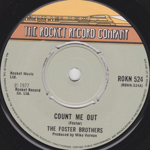 Foster Brothers - Count Me Out 11013