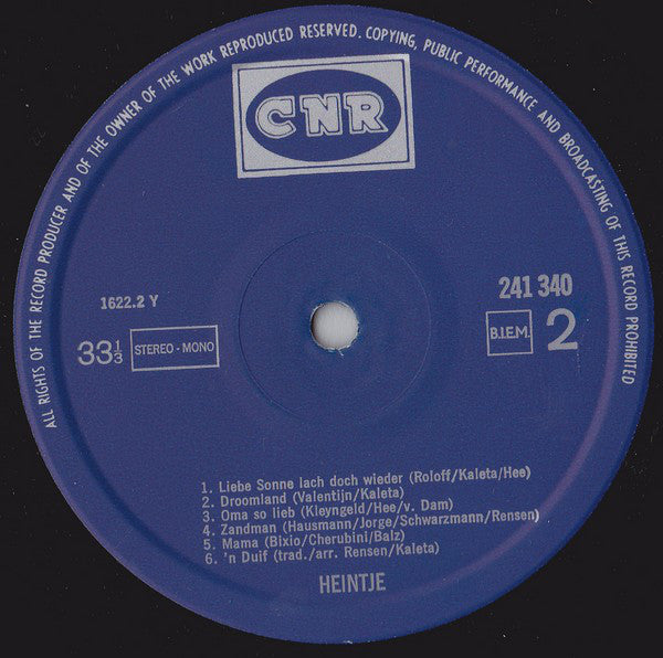 Heintje - Heintje (LP) 45181 Vinyl LP Vinyl Goed / Hoes Goed