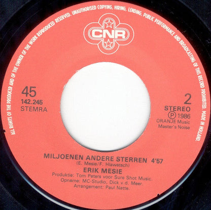 Erik Mesie - Altijd Bij Je Zijn 42052 Vinyl Singles Vinyl Goed / Hoes Generic