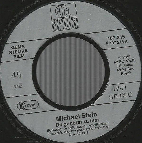 Michael Stein - Du Gehörst Zu Ihm 21656