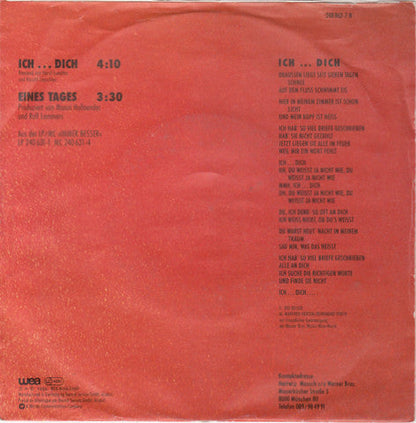 Manni Hollaender - Ich...Dich 20424 Vinyl Singles Vinyl Goed / Hoes Goed