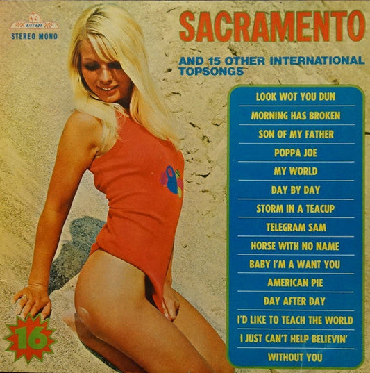 Unbekannter Künstler – Sacramento und 15 andere internationale Hits (LP) 44465
