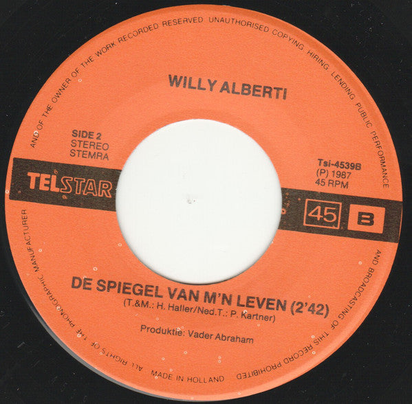 Willy Alberti - Liefde Vinyl Singles Vinyl Goed / Hoes Goed