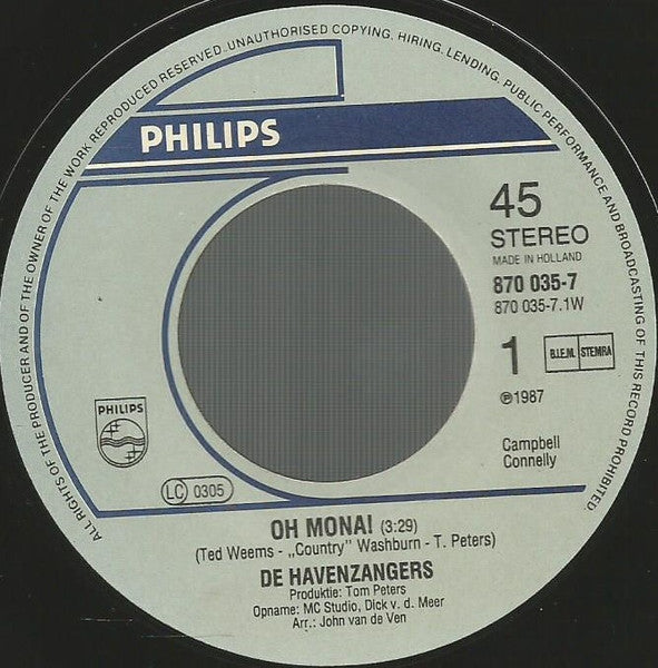 Havenzangers - Oh Mona! 31574