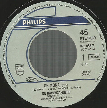 Havenzangers - Oh Mona! 31574